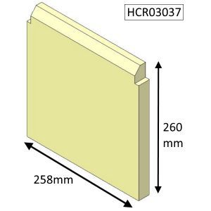 Hunter Hawk 3/3D Wood (CE) Rear Fire Brick - HCR03037