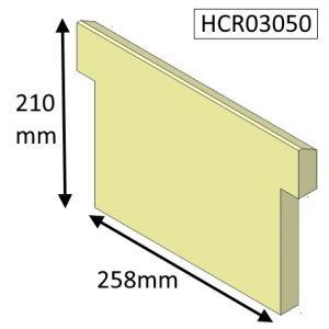 Hunter Hawk 3/3D Wood (CEvII) Rear Fire Brick - HCR03050