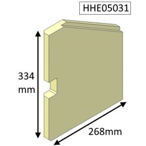 Hunter Herald 5 (Eco) Single Door Left Hand Fire Side Brick - HHE05031