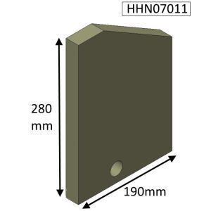 Parkray Consort 7 Inset Side Fire Brick - HHN07011