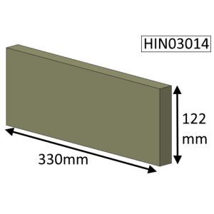 Hunter Inglenook Rear (MKI) Fire Brick - HIN03014