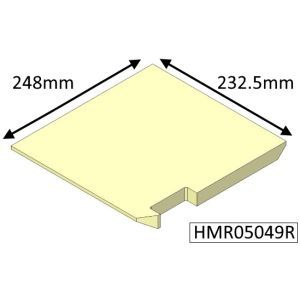 Di Lusso R5 Models Base Right Hand (Non Eco) Fire Brick - HMR05049R