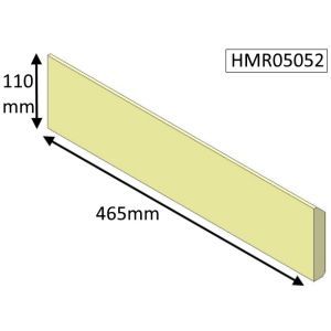 Di Lusso R5 Models Rear Centre(Non Eco) Fire Brick - HMR05052