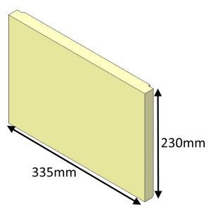 Jetmaster 18i Inset Rear Fire Brick - KJMIN18016
