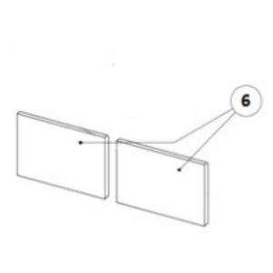 Waterford Stanley Solis 80cm Back Rear Fire Brick Set [TRAVERKR80]