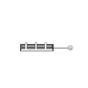 Mazona Calcot Stove Spare Parts - Front Fire Bar