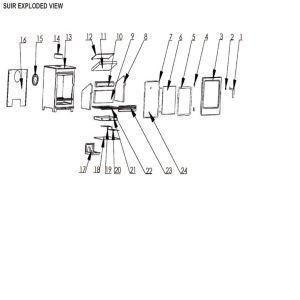 Bilberry Suir Vermiculite Baffle B HBE01020