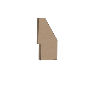 ACR Wychwood Spare Parts Left Vermiculite Brick to suit Wychwood(W6081-1200B)