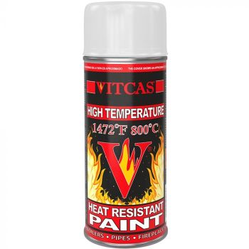 High Temperature Heat Resistant Spray Paint - White