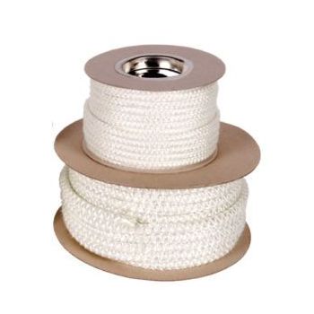 10mm Heat Resistant Stove Fire Rope White - Per Metre