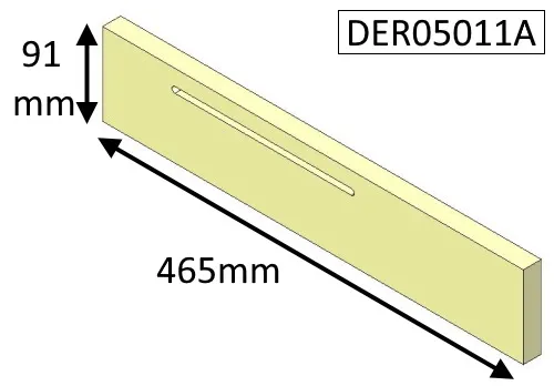 Di Lusso R5 Models Rear Lower (Eco) Fire Brick - DER05011