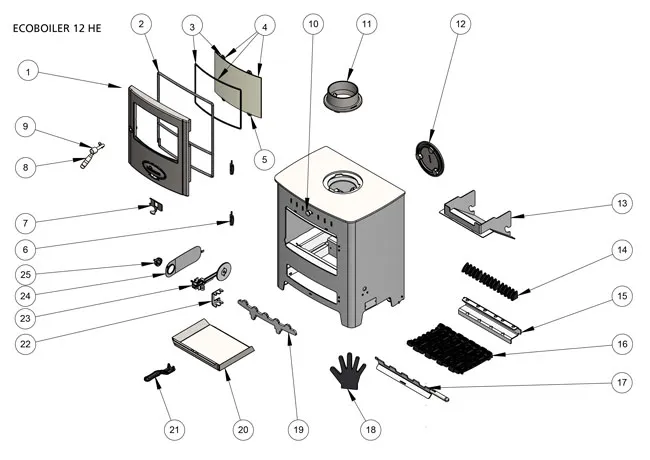 GBS Mariner 4 Multi Fuel Stove - Grate Bar
