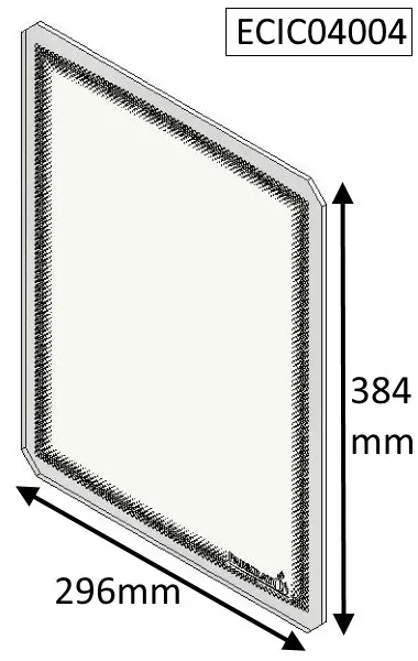 Parkray Aspect 4 Compact 4 Double Sided Double Depth Replacement Glass - ECIC04004