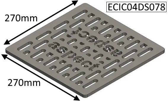 Parkray Aspect 4 Double Sided Single Depth  - ECIC04DS078