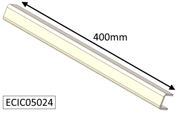 Parkray Aspect 5 Compact (Non Eco) Edge Support Baffle Plate - ECIC05024