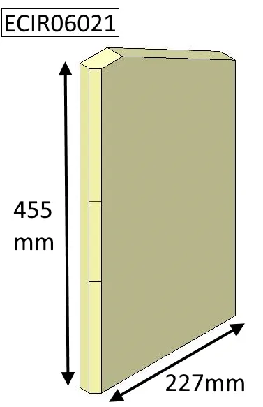Parkray Aspect 6 (Non Eco) Right Hand Side Fire Brick - ECIR06021