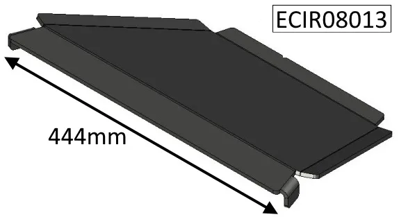 Parkray Aspect 8 (Non Eco) Baffle Plate - ECIR08013