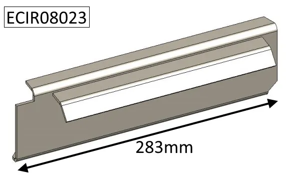 Parkray Aspect 8 (Non Eco) Left Hand Side Plate - ECIR08023