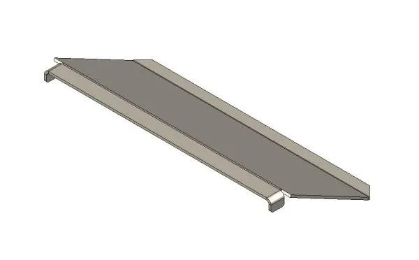 Parkray Aspect 9 Baffle Plate - ECIR09013