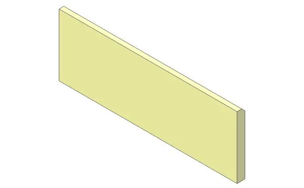 Parkray Aspect 9 Rear Upper Fire Brick - ECIR09019