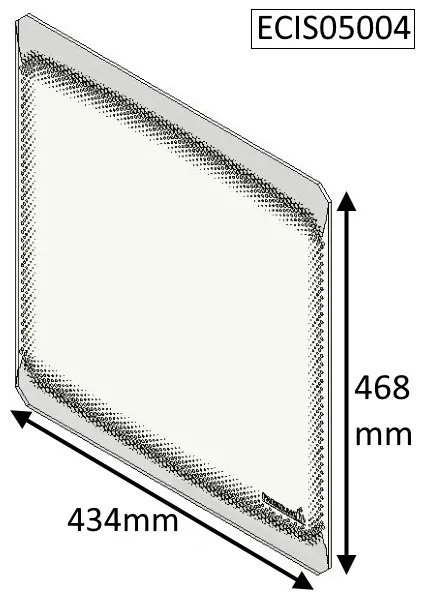Parkray Aspect 6 (Non Eco) Replacement Glass - ECIS05004