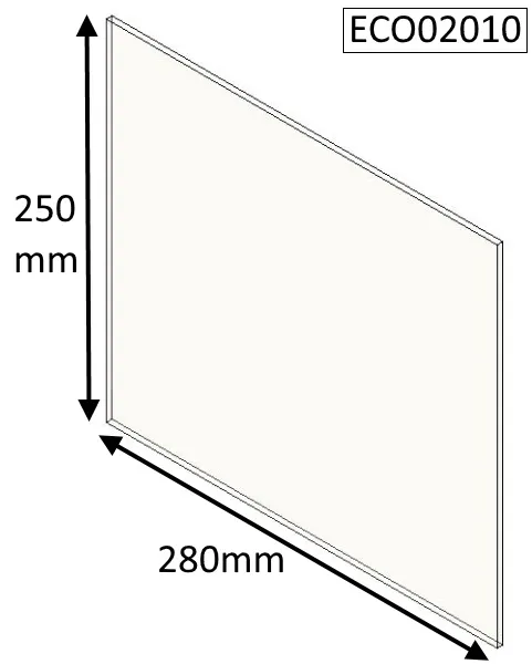 Eco Ideal Eco 1 Replacement Glass - ECO02010