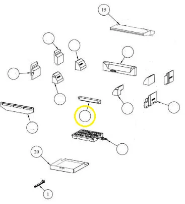 Waterford Stanley Grainne Room Heater Front Fire Brick [H00033AXX] 