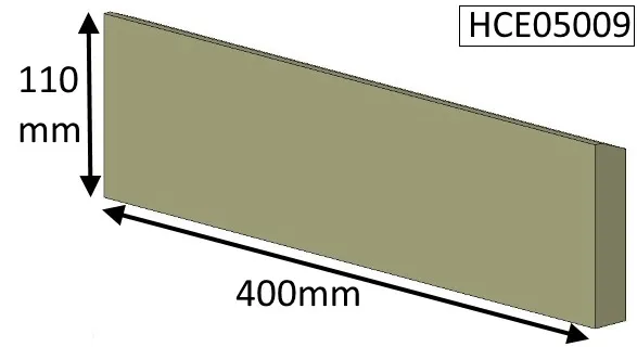 Cleanburn Lovenholm Rear (MKI) Fire Brick - HCE05009