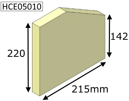 Cleanburn Norreskoven (MKI) Side (MKI) Fire Brick - HCE05010
