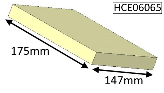 Cleanburn Norreskoven (MKI) Baffle Brick - HCE06065