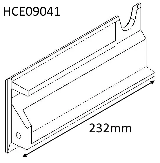 Cleanburn Sonderskoven Left Hand Side Plate - HCE09041