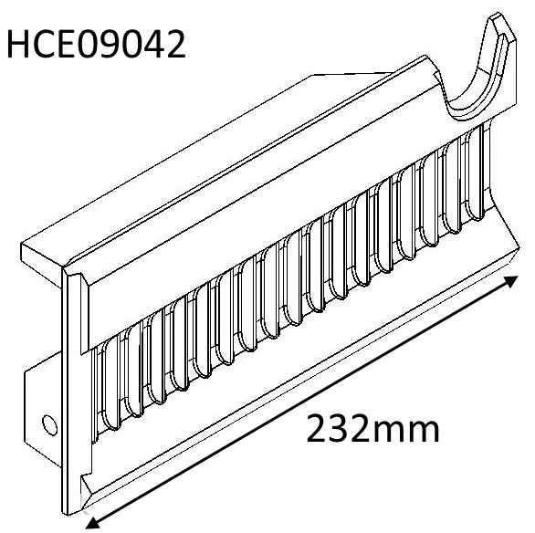 Cleanburn Sonderskoven Right Hand Side Plate - HCE09042