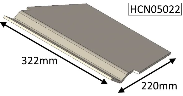 Cleanburn Sonderskoven 5 Inset Baffle Plate - HCN05022