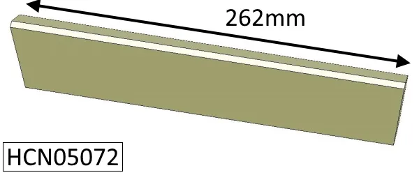 Cleanburn Sonderskoven 5 Inset Upper (MKII) Rear Fire Brick - HCN05072
