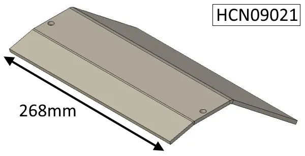 Cleanburn Sonderskoven 8 Inset Baffle Plate - HCN09021