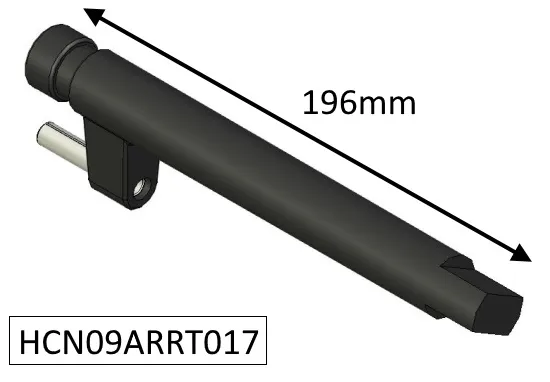 Cleanburn Sonderskoven 8 Inset Front Assembly Cam Bar - HCN09ARRT017