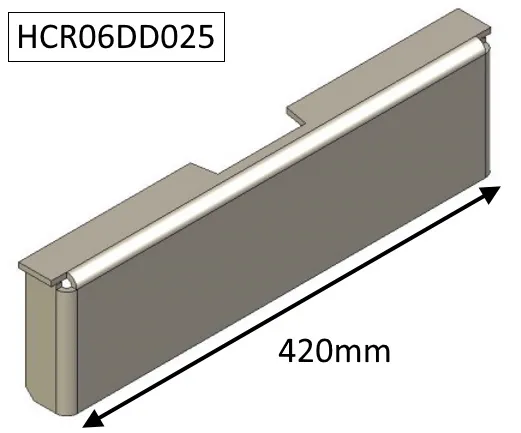 Parkray Consort 4 Double Sided Double Depth Side Plate - Double Sided (CEvII) - HCR06DD25