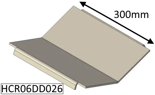 Parkray Consort 4 Double Sided Double Depth Baffle (CE and CEvII) - HCR06DD026