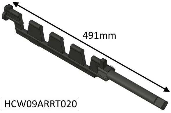 Cleanburn Sonderskoven 20B Inset Cam Bar - HCW09ARRT020