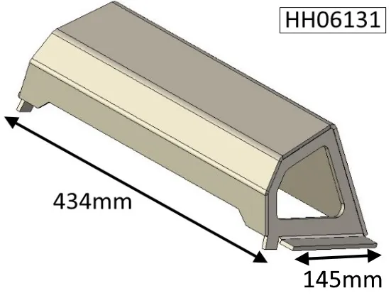 Parkray Consort 7 (CEvII) Baffle Plate - HH06131