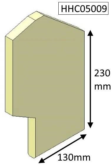 Eco Ideal Eco 1 Side (CEvII) Fire Brick - HHC05009
