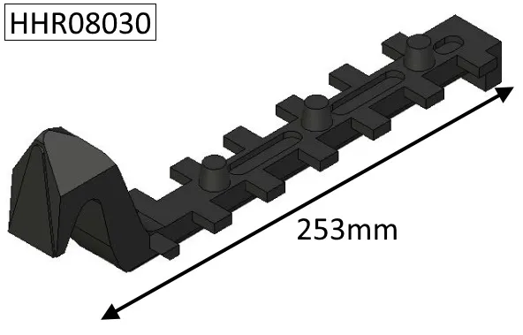 Hunter Herald 5 & 7 Inset  Riddling upper Grate Bar - HHR08030