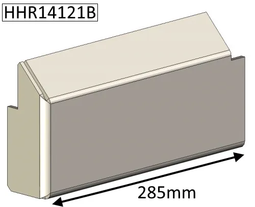 Parkray Consort 15 (CEvII) Left Hand Side Plate - HHR14121B