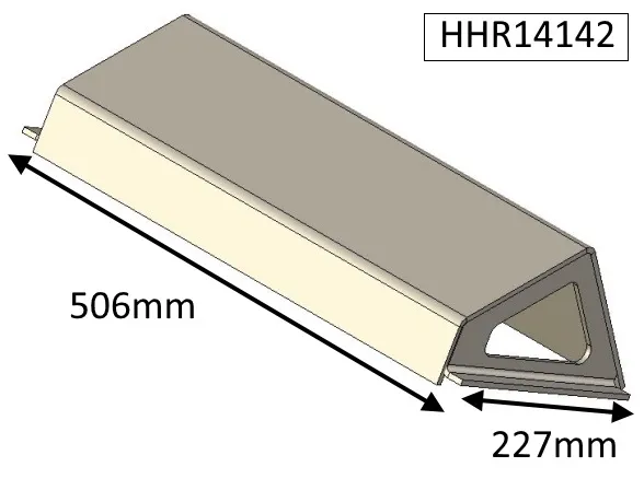 Parkray Consort 15 (CEvII) Baffle Plate - HHR14142