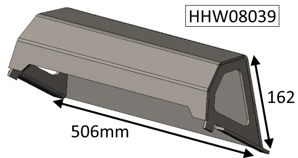 Parkray Consort 9 (CEvII) Baffle Plate - HHW08039