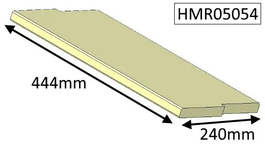 Di Lusso R5 Models Baffle (Non Eco) Fire Brick - HMR05054