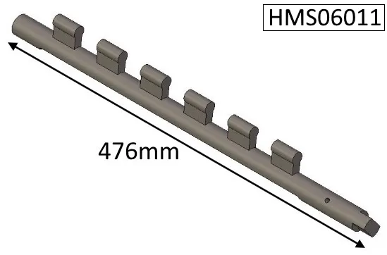 Parkray Derwent Cam Bar - HMS06011