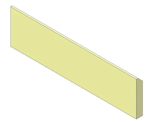 Di Lusso R6 Slimline Inset Rear Centre (Non Eco) Fire Brick - HMS06052