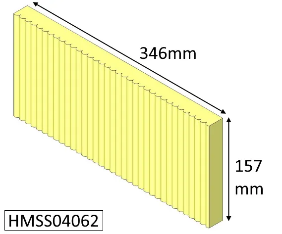 Cleanburn CB5 Rear Fire Brick - HMSS04062
