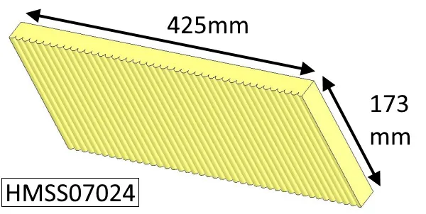 Cleanburn CB7 Baffle Brick - HMSS07024